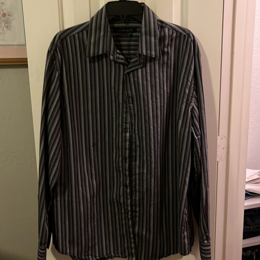 Axist Mens XL Black Button Down Shirt - Picture 4 of 6